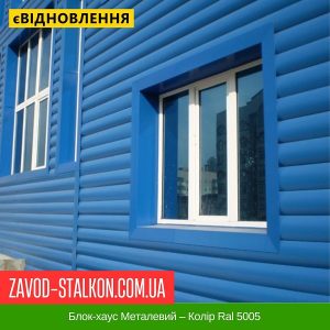 Блок-хаус Металевий – Колір Ral 5005