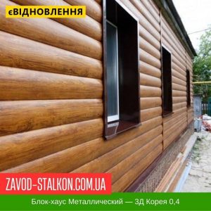 Блок-хаус Металевий – 3Д Мультиглос Корея Dongbu 0,45