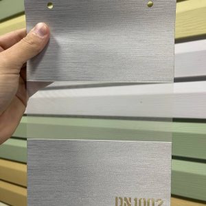 DN 1002 Тканна ролета на вікно Elit 19 з планкою Білий – Тканина День/Ніч
