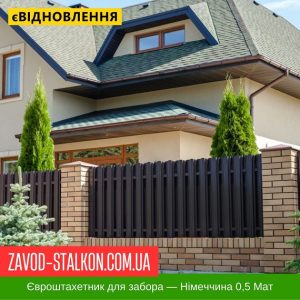 ЄвроШтахетник для паркану – Німеччина 0,5 Мат