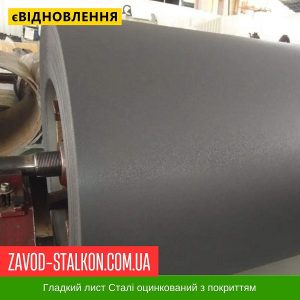 Гладкий Лист 0,45 В’єтнам DAIDONG Ral 7024 Матовий 1250*2000
