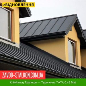 Фальцева Покрівля: Туреччина TATA 0.45 Трапеція