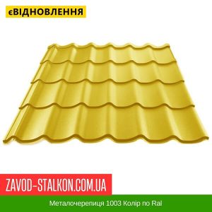 Металочерепиця 1003 Колір по Ral