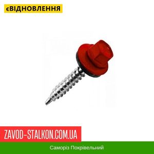 Саморіз Покрівельний по дереву 4,8*35 мм – RAL 3011