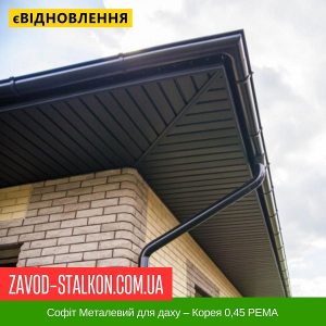 Підшивка покрівлі Софіт у Вінниці