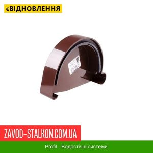 Заглушка жолоба ліва – Profil 130*100